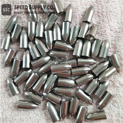 Ploma de pesca en forma de bala d'aliatge de tungstè